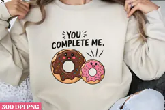 You Complete me PNG, Valentine Sublimation PNG Product Image 3