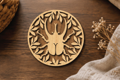 Horn Beetle Lasercut Decoration SVG Product Image 1