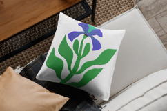 Purple Iris Flower Three Size Embroidery Design Product Image 2