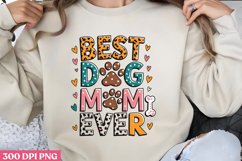 Best dog mom ever PNG, Dog Mom Sublimation PNG Product Image 3