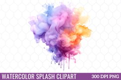 Watercolor Splash Clipart Bundle Product Image 3