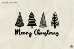 Merry Christmas Svg Png Eps Product Image 4
