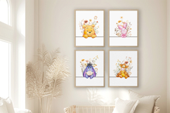 Winnie the Pooh Wall Art Set of 4 Prints Product Image 2