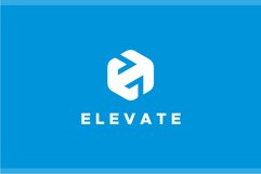 Elevate - Letter E Hexagon Logo Template Product Image 2