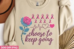 Choose To Keep Going PNG, Suicide Awareness Sublimation PNG Product Image 2