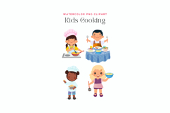 Kids Cooking Clipart Product Image 2