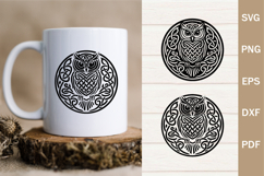 Celtic art SVG, Celtic Owl SVG Product Image 2