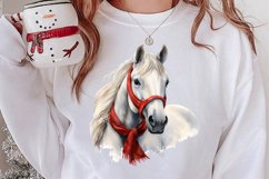 Christmas Horses Clipart, Christmas Horses Clipart Product Image 2