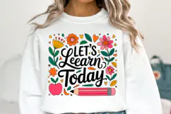 Let's Learn Today svg | Svg Files for Cricut | Shirt Svg Product Image 1