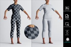Female T-shirt Mockup Product Image 21