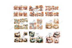 Huge Bundle, Autumn Mega Clipart Bundle, Fall Clipart Product Image 3