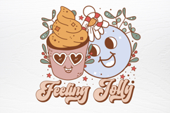 Retro Groovy Christmas SVG Product Image 2