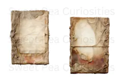 Books, Ephemera, PNG, Junk Journal, Vintage, clipart 2 Product Image 2