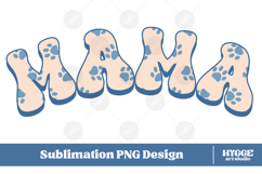 American Mama 4th of July USA Cat Dog Paw DTF Sublimation Product Image 1