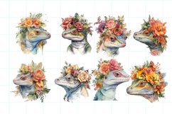Iguana Watercolor Sublimation Bundle Png Product Image 2