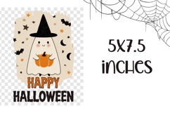Cartoon Halloween Ghost Towel, Halloween Bats Towel Design Product Image 2