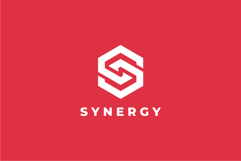 Synergy Letter S Hexagon Logo Design Vector Template Product Image 2