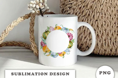 Watercolor Autumn Pumpkins Frame png Product Image 2