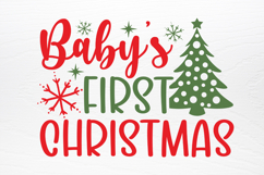 Baby&#039;s First Christmas SVG Product Image 2