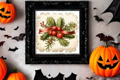 Christmas Postage Stamps Sublimation Clipart, Product Image 2