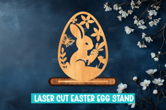 Easter Egg Laser Cut Stand SVG I Laser Cut Easter Egg Decor Product Image 10