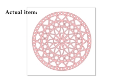 Macrame basket base 10 inch 26 cm digital file crafting temp Product Image 2