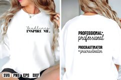 Professional procrastinator SVG PNG Product Image 2