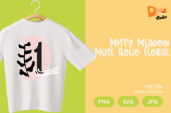 Misty Meadow Muse Boho Floral Monogram Product Image 1
