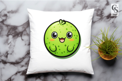 Cute Lime Characters Clipart Sublimation PNG Product Image 2