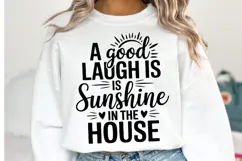 A good laugh is sunshine Svg | Svg Cut Files | Shirt Svg Product Image 2