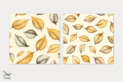 Leaves digital paper Product Image 2