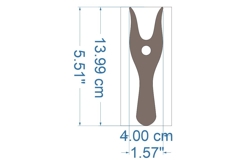 Lucet weaving tool digital laser cut file. Cord making tool Product Image 2