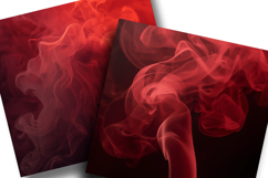 Red Smoke Texture Digital Paper Product Image 2