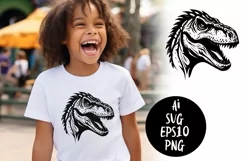 Dinosaur svg, T Rex svg, Dino svg, Rex svg, PNG EPS SVG file Product Image 1