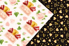 Makeup - watercolor seamless patterns, glam clipart Product Image 4