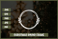 12 Floral Wreath SVG, Christmas wreath svg Product Image 5