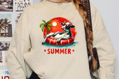 Funny Cow Summer Sublimation, Summer Png Product Image 2
