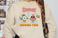 Sweet Summer Time Sublimation, Watermelon Png Product Image 3