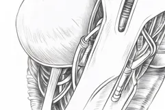 Robot Girl coloring page for adults. Adult coloring page Product Image 4