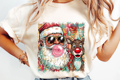 Funny Christmas Pop Art Sublimation, Christmas Png Product Image 3