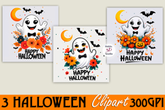Halloween Ghosts Wildflower Art Product Image 1