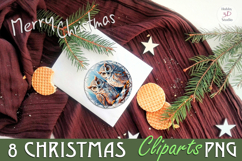 Birds Christmas Sublimation PNG Bundle Product Image 3