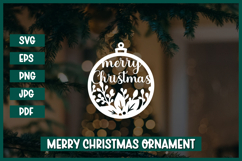 Christmas Ornament SVG,Christmas Paper cut SVG Product Image 1