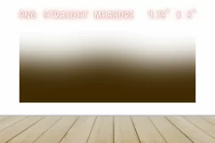 Dark Brown Ombre 16oz Libby Glass Can Tumbler Wrap Product Image 2