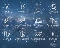 Zodiac signs SVG &amp; PNG clipart, Astrology svg, Horoscope svg Product Image 12