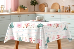 Cute Santa Claus Christmas Border Stripe Seamless Pattern Product Image 3