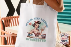 Pin Up Girl Sublimation Design Sarcastic Quote Tshirt PNG Product Image 2
