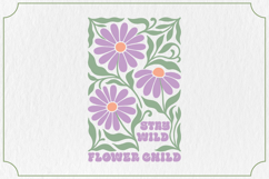 Boho Floral Quotes PNG Bundle, Aesthetic Design Product Image 7