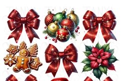 Coquette Christmas Sublimation Design, Santa Claus PNG Product Image 3