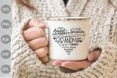 Grandma Heart SVG Cut Files/ Mother's day SVG Design Product Image 1